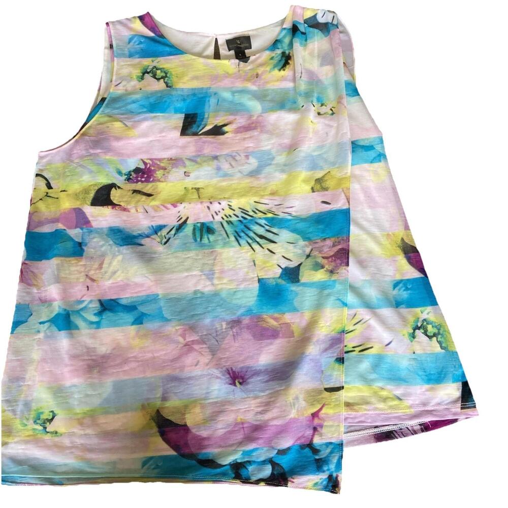 Worthington Water‎ Color Tunic Blouse